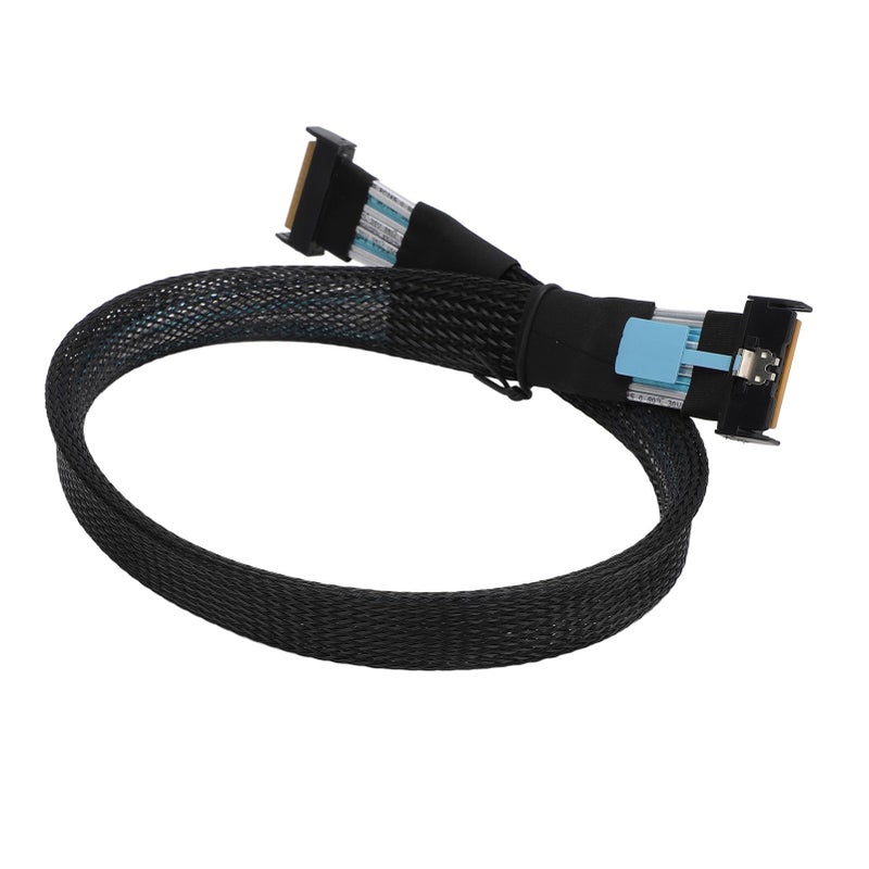 كابل MCIO 8i إلى MCIO 8i PCIE5 32 GTs 8 قنوات 74 دبوس SAS 19.7 بوصة لمركز البيانات بطاقة واجهة شبكة عالية السرعة مصفوفة RAID - Image 3