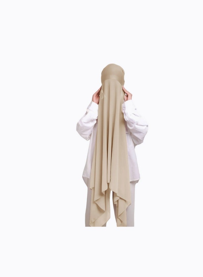 برفكتوري حجاب شيفون فوري للنساء المسلمات تحت غطاء أنبوبي للوشاح، غطاء عمامة للحجاب- - Image 3