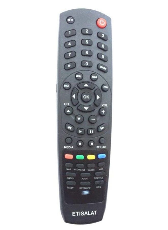 etisalat Universal Tv Remote Control Black 