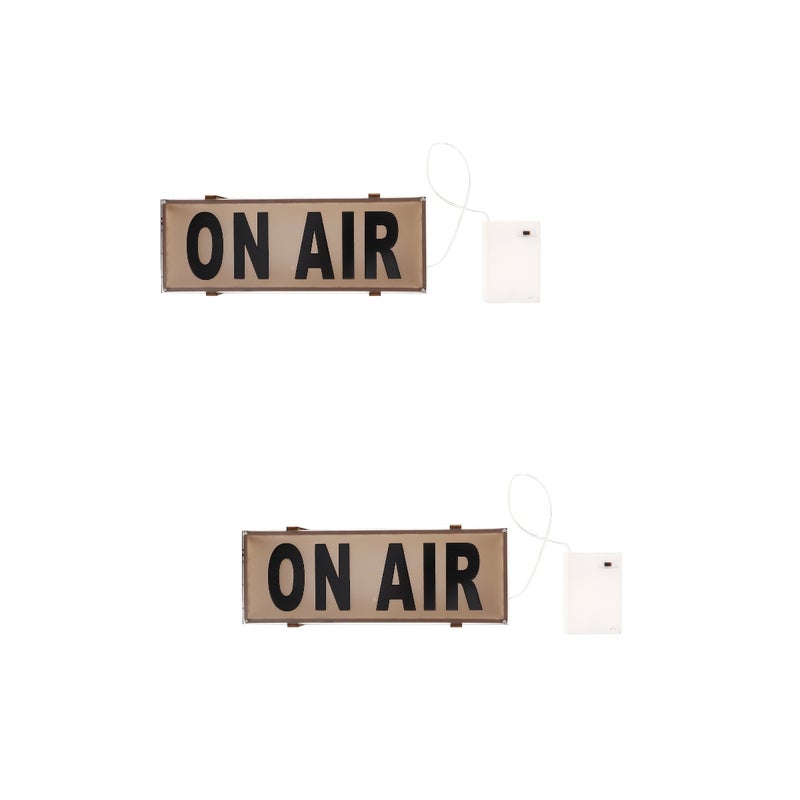 2pcs Wall Sign Light Decor Wall Light Decorative Light Adorn Recording Sign Wall Sign Lamp - Image 1