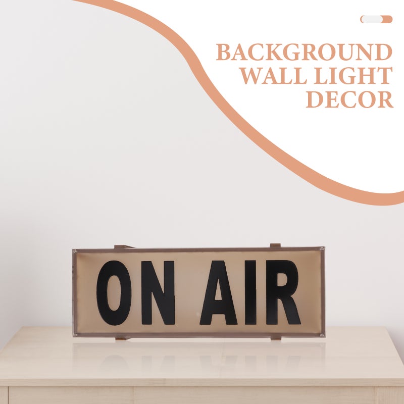 2pcs Wall Sign Light Decor Wall Light Decorative Light Adorn Recording Sign Wall Sign Lamp - Image 2