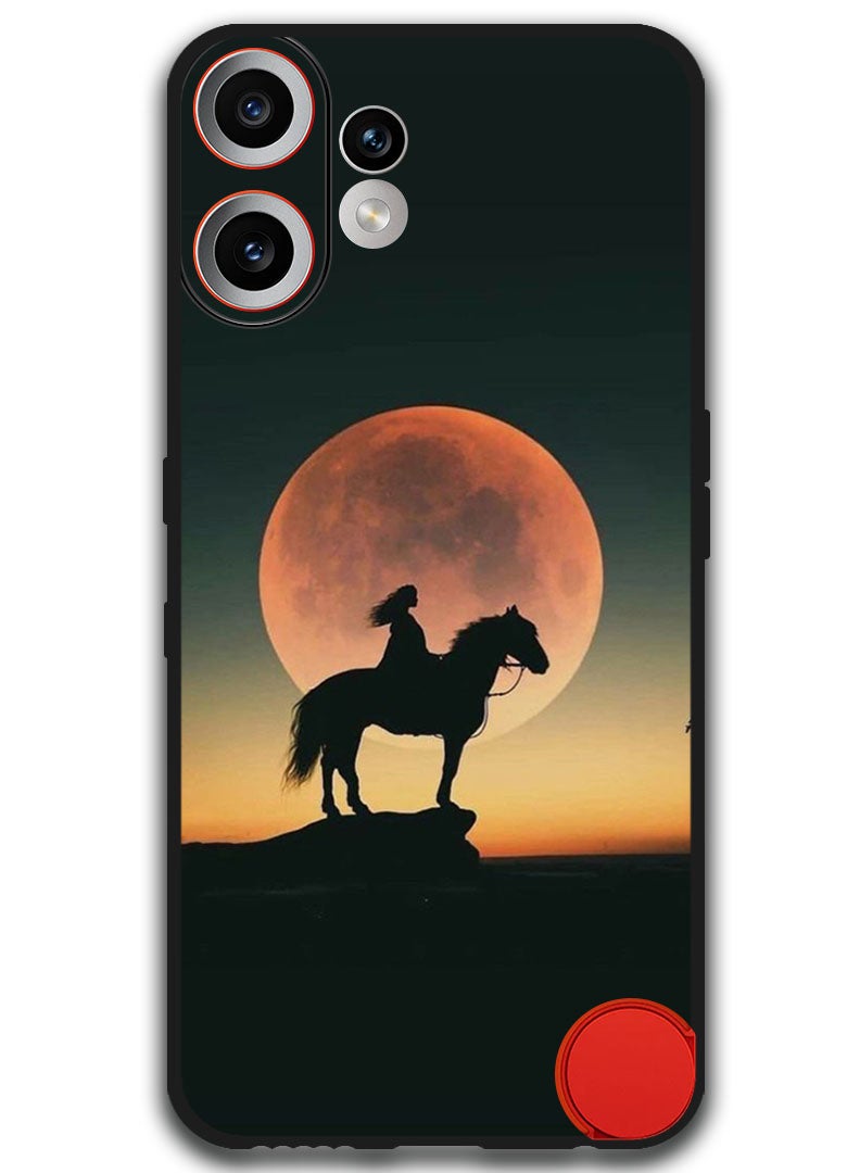 Theodor Case Compatible with Nothing CMF Phone 2 Pro 6.77 Inch Protection Shockproof Bumper Cover Majestic Horse Sunset - Image 1
