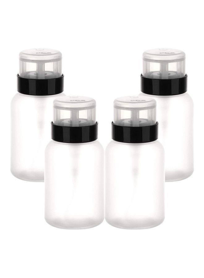 NIBEMINENT 4-Pieces Acetone Bottle Black - Image 1