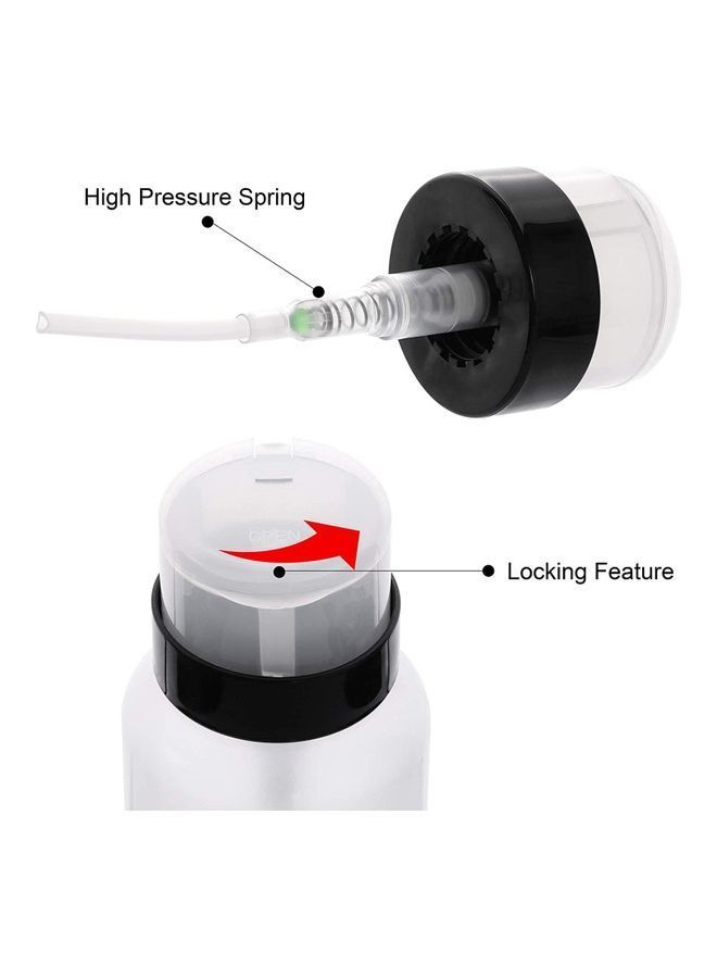 NIBEMINENT 4-Pieces Acetone Bottle Black - Image 3