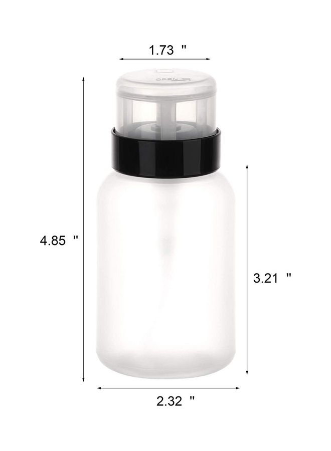 NIBEMINENT 4-Pieces Acetone Bottle Black - Image 2