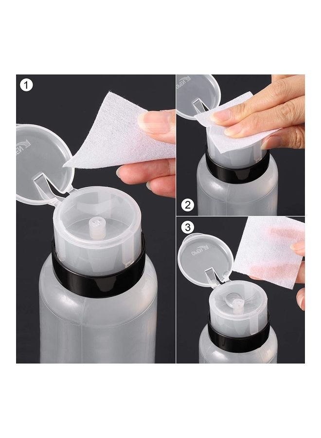 NIBEMINENT 4-Pieces Acetone Bottle Black - Image 4