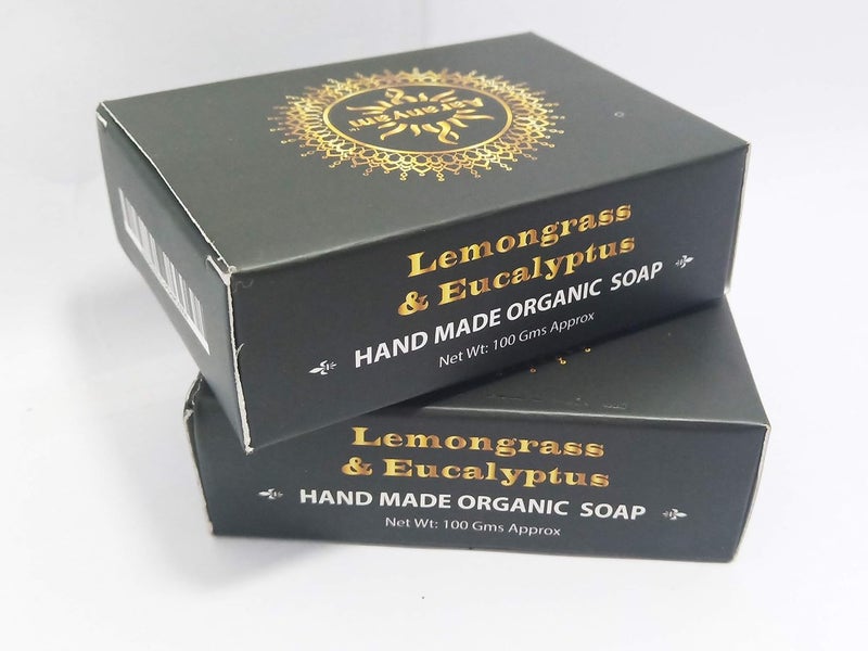 Aaranyam Natural Herbal Organic Pure Lemongrass Eucalyptus Handmade Soap Bar - Image 4