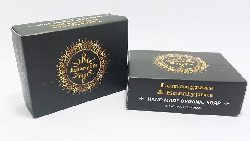 Aaranyam Natural Herbal Organic Pure Lemongrass Eucalyptus Handmade Soap Bar - Image 5