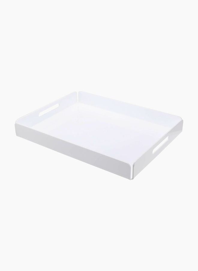 Garkoo – Premium Acrylic Serving Tray – 40×30 cm – Durable Seamless Design with Handles – Side Opening – Ideal for Hotels, Restaurants & Room Service - Image 1