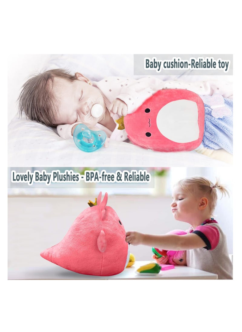 SYOSI Stuffed Animal Plush Pillow, 7.87 Inch Adorable and Soft Pillow, Ultrasoft Plush Toy, Perfect Gift for Kids and Fans, Huggable and Cuddly Stuffed Animal, Pink  - Image 4