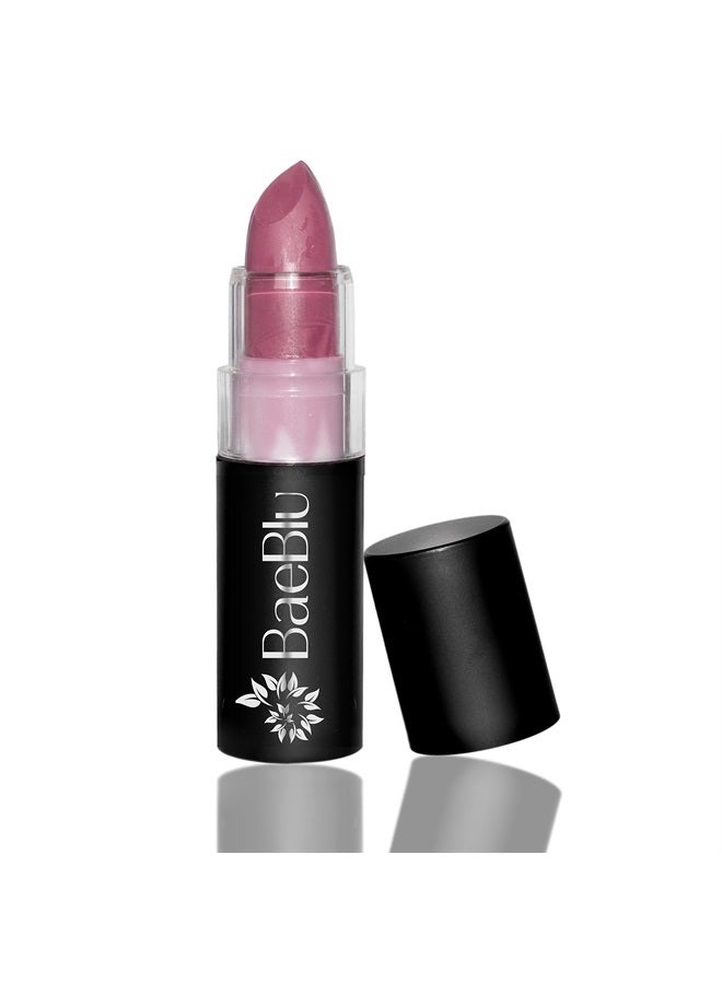 BaeBlu Organic Lipstick 100% Natural Hydrating Antioxidant-Rich, Made in USA, Sweet Pea - Image 1