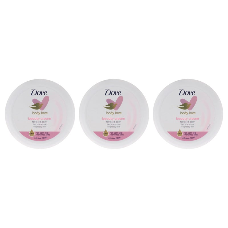 Dove كريم تجميل - وردي من دوف للنساء - 2.7 أونصة كريم (عبوة من 3) - Image 1
