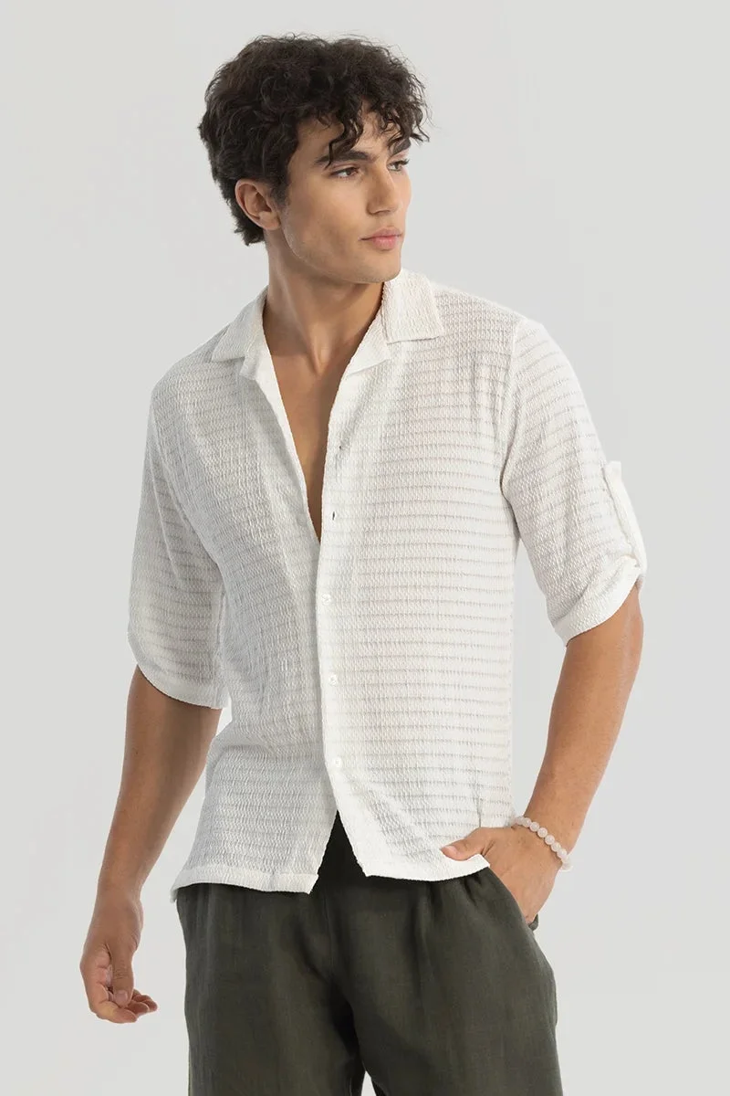 سنيتش قميص كوبي أبيض بتصميم ذاتي