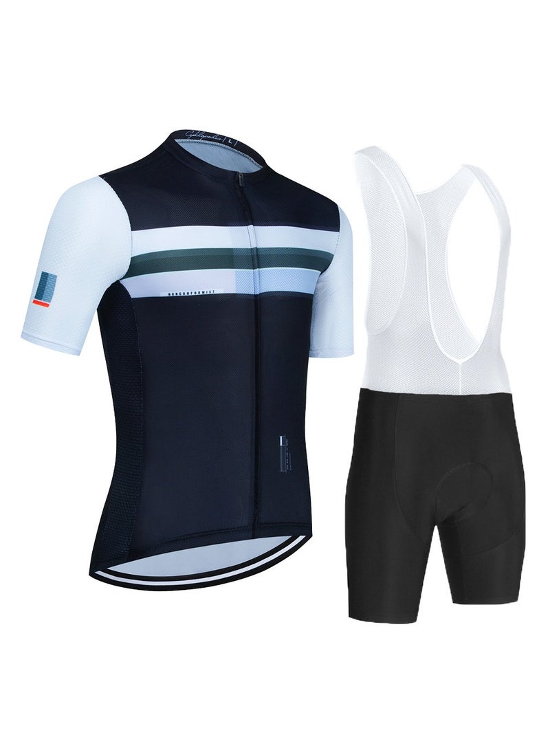 KUYING Summer Short Sleeved Cycling Suit Set - Image 1
