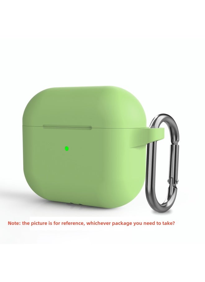 Generic - Airpodspro Earphone Case For Apple 3 Generation Bluetooth Headset Protective Cover Airpods Series Protective Shell-Color:matcha Green-Applicable Model:Airpods Pro Boxed Mountaineering Buckle - Image 1