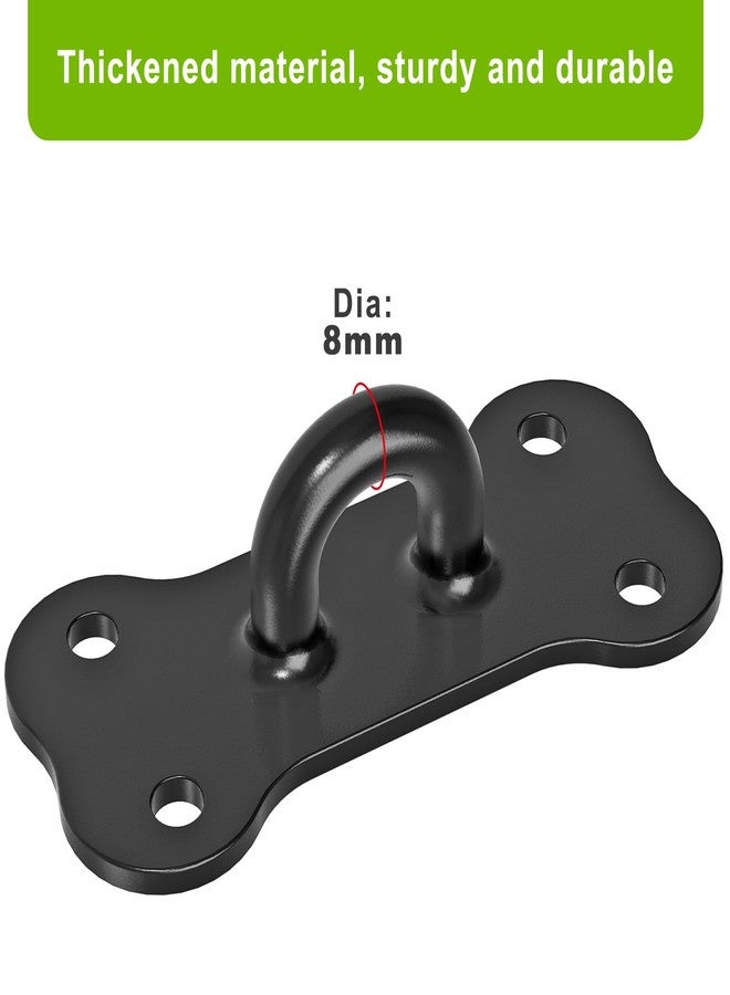 Lifeswell Dog Leash Holder for Wall, Heavy Duty Hook for Lead Management, Easy to Install, Fully Welded Hook for Indoor & Outdoor Use, Black - Image 2