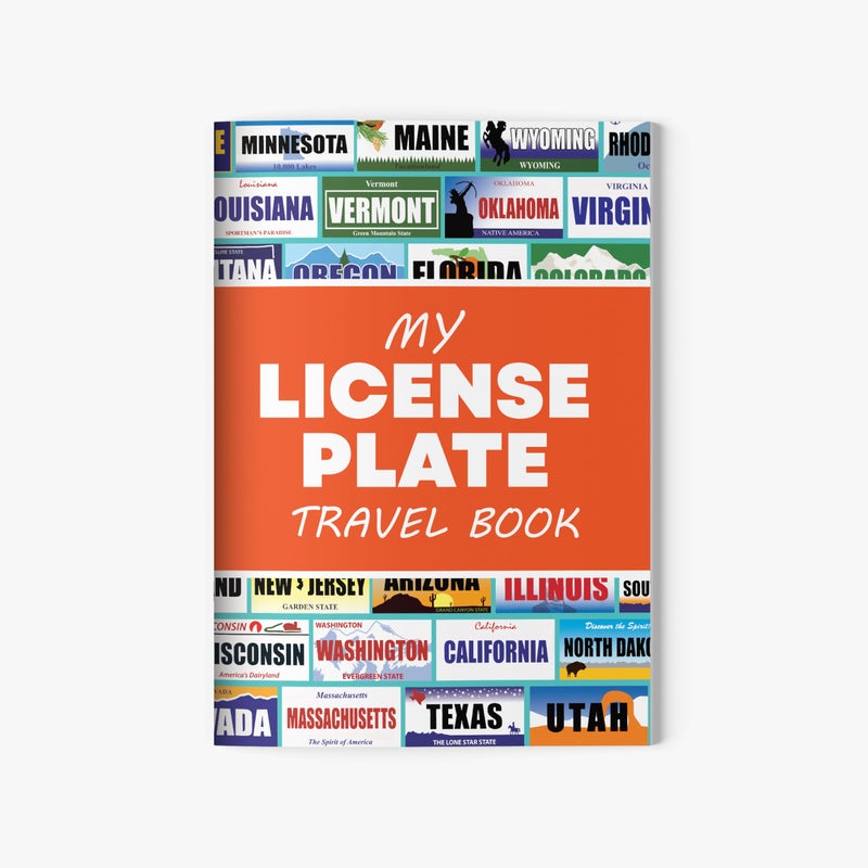 Jazzoo License Plate Game for Kids - 12 Travel Sticker Books - Fun Road Trip Activity for Family Vacations - USA States - Image 1