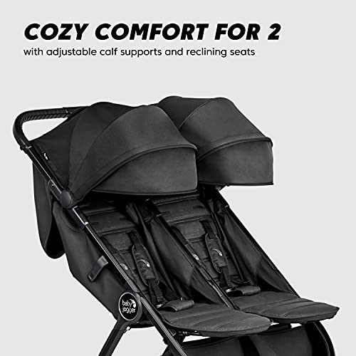 Baby Jogger City Tour 2 Double Stroller Compact & Sleek Twin Design with Easy-To-Maneuver Features Ideal for Growing Kids Plush Imported - Image 3