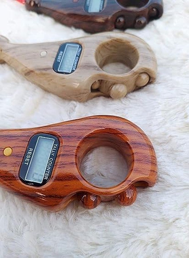 Redvant Digital Jaap Mala Counter with Detachable Tasbeeh, Compass and Rotating Prayer Beads Misbaha Mantra Jap Finger Counter for Prayer jaap Counter (Multicolour) - Image 5