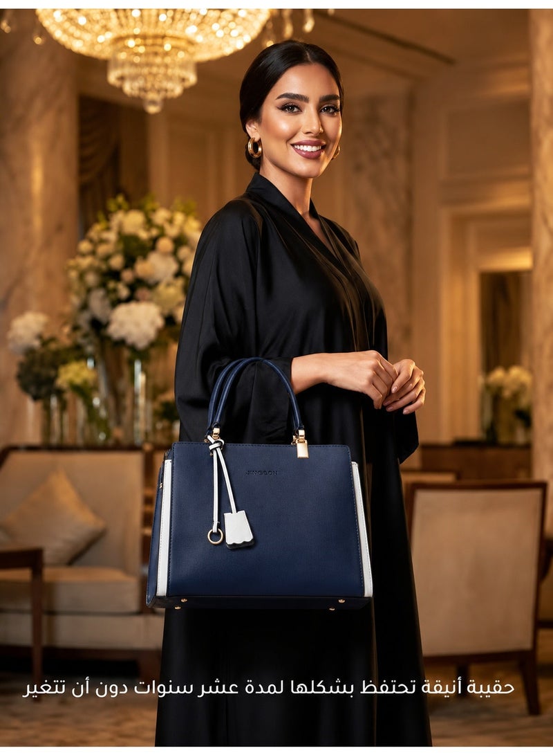 Trendy Women's Handbag in Dark Royal Green - Versatile for All Looks - Image 1