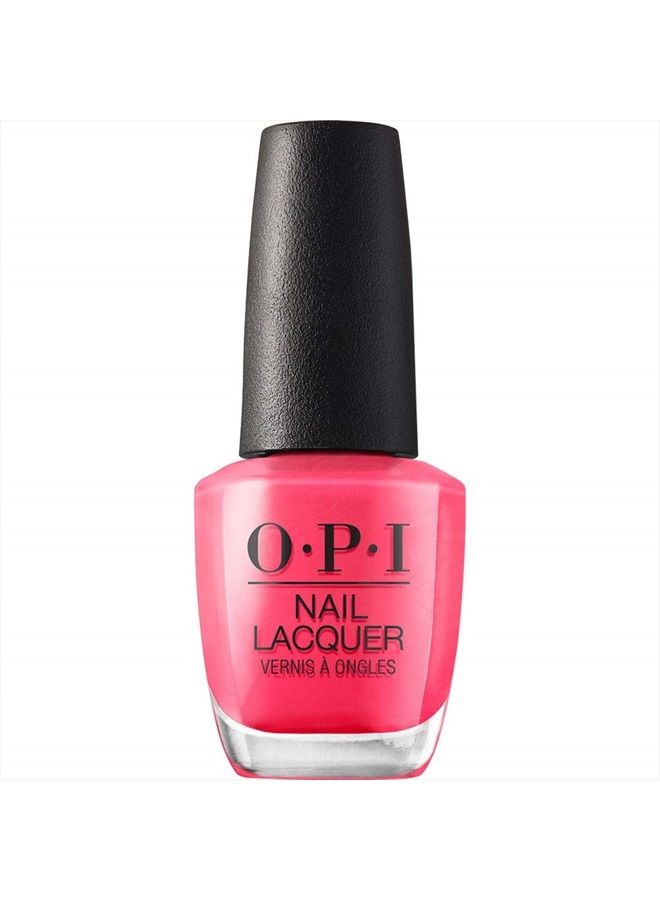 OPI Nail Lacquer, Strawberry Margarita, Pink Nail Polish, 0.5 fl oz (Pack of 1) - Image 1