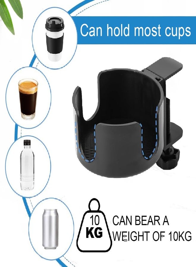 Elfzone Game Controller Holder - 360° Rotating Controller Headphone Holder,Clamp On Desk Organizer,Headset & Desk Mounts,3 in 1, - Image 5