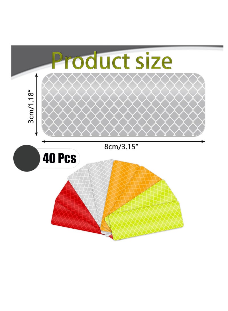 Generic Reflective Stickers Tape, Waterproof, High Visibility for Clothing, Night Riding, Walking, Car, Bike, Motorcycle, Helmet - Image 2