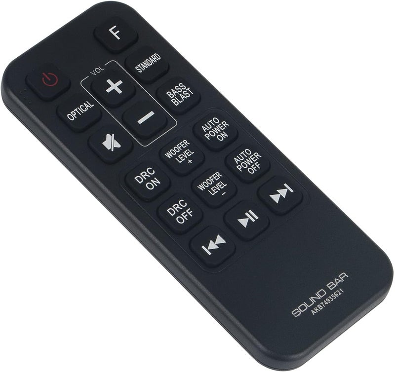 Vinabty New AKB74935621 Replace Remote Control - VINABTY AKB74935621 Soundbar Remote Control Replacement fit for LG Remote Control AKB74935621 for Sound Bar Speaker System Remote Controller - Image 2