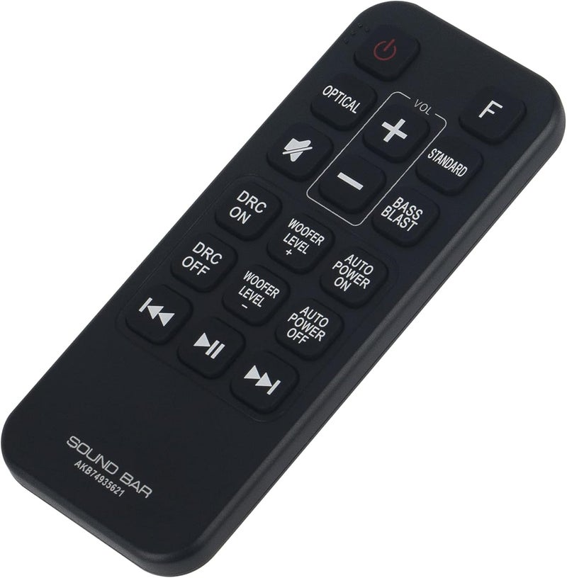 Vinabty New AKB74935621 Replace Remote Control - VINABTY AKB74935621 Soundbar Remote Control Replacement fit for LG Remote Control AKB74935621 for Sound Bar Speaker System Remote Controller - Image 3