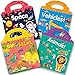 RUSON Reusable Sticker Book for Kids 4 Sets Educational Learning Toys Travel Stickers Activity Books for Toddler Girls Boys Age 3 Birthday Gifts Vehicle Space Dinosaur Animals - Image 3