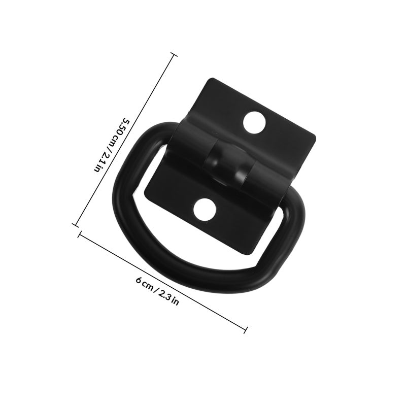 2pcs Trunk Tie Down Anchors Car Truck Anchor Trailer Tie Down Truck Cargo Anchor - Image 2