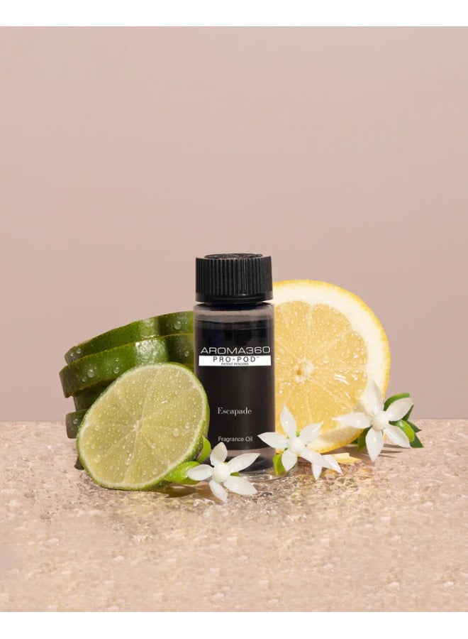 AROMA360 Mini Pro Essential Oil Diffuser - 600 sq ft Coverage - Aromatherapy Scent Diffuser for Home - Air Freshener - Compatible with Pro-Pod Oil- Midnight Black & Escapade Pro-Pod Oil Blend - Hotel Inspired for Luxury Essential Oil Diffusers - Aromatherapy Scent Diffuser Oil - Ozone, Jasmine, and Black Pepper Bundle - Image 5