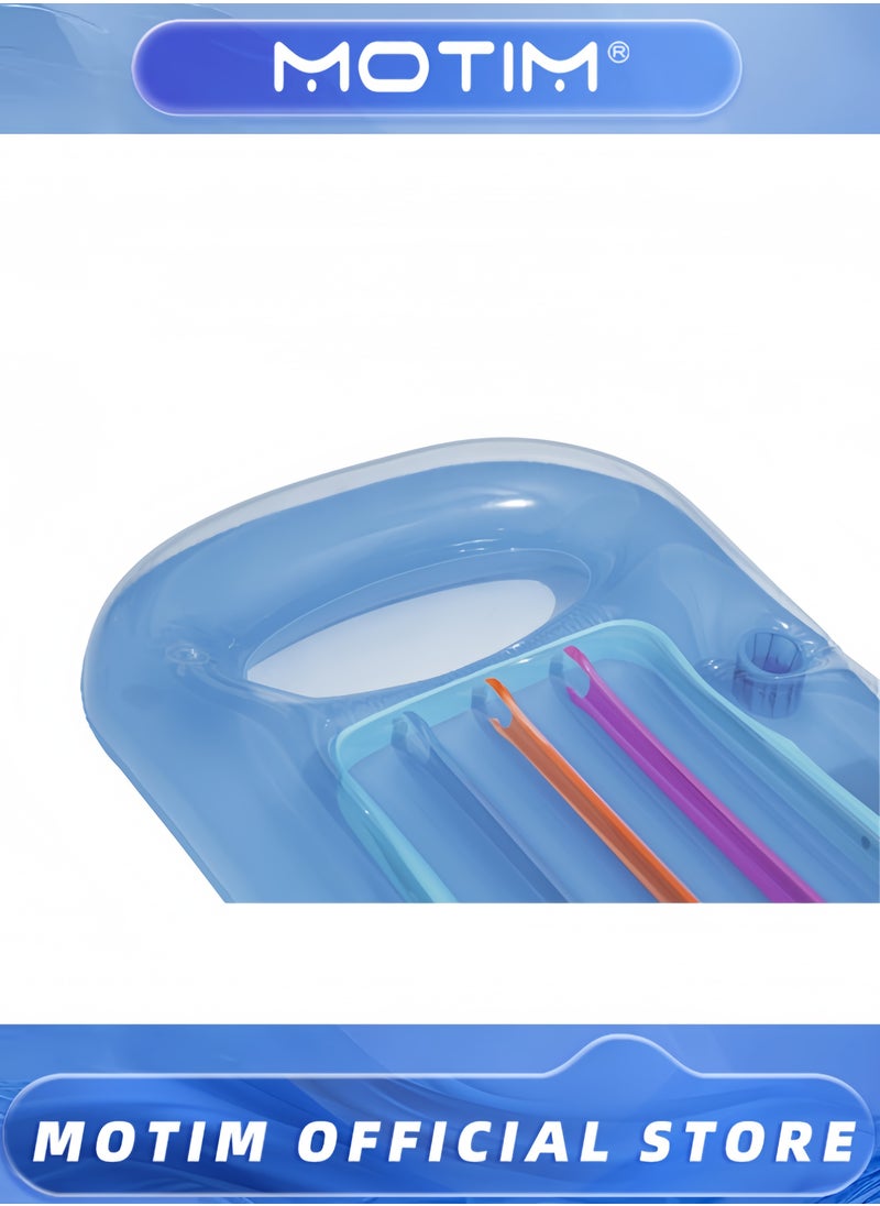 Motim - Floating Bed Inflatable Pool Float Summer Outdoor Inflatable Beach Swimming Pool Float Water Lounger,Portable Inflatable Recliner - Image 1