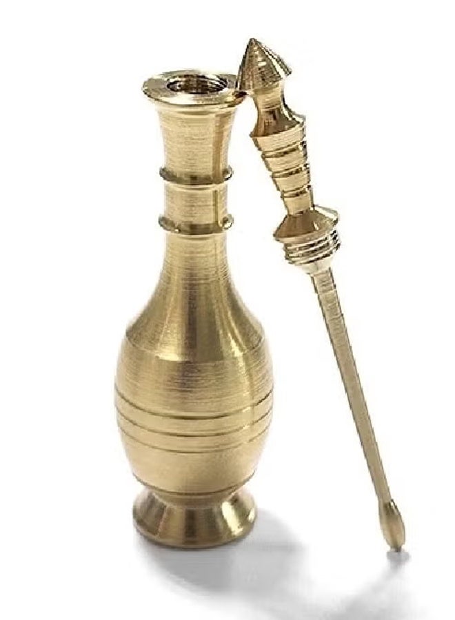 100% Pure Copper Kohl With Pointed Head - Gold - Image 1