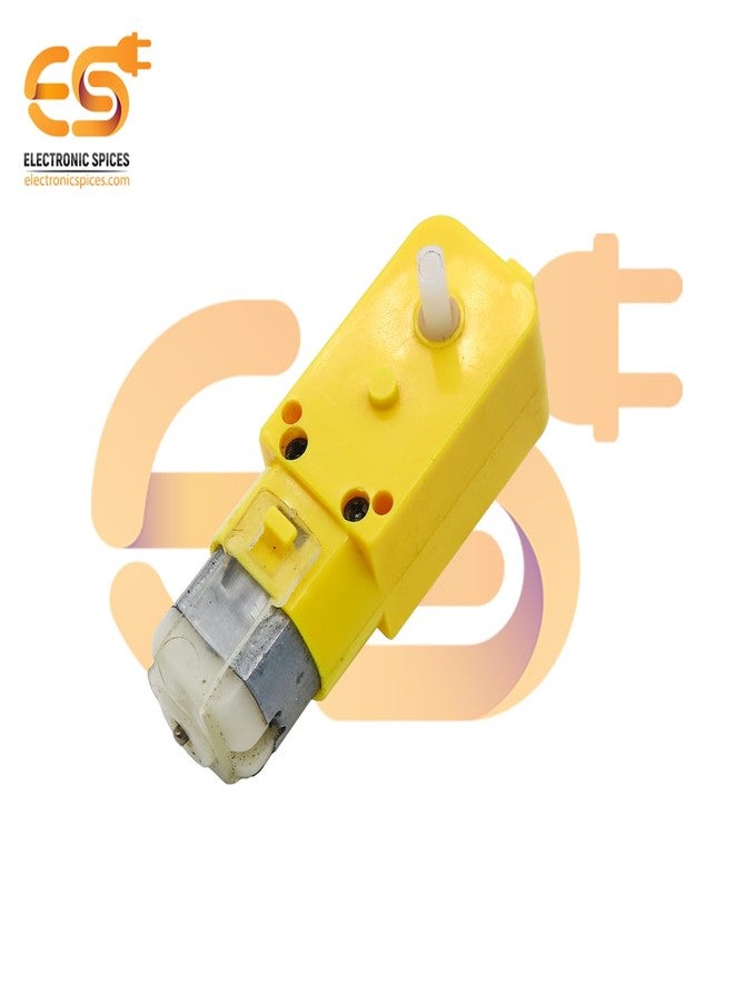 Electronicspices Electronic Spices Combo of Dual Shaft BO Motor | Rubber Wheels | Male to Male Jumper Wire and 4 AA Cell Holder - Image 3
