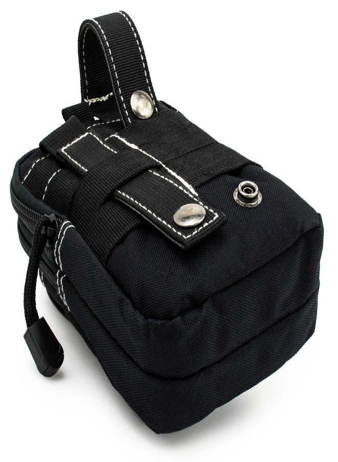 باستكس جراب تكتيكي متعدد الأغراض من باستكس، أسود اللون، مناسب للهواتف الذكية، حقيبة حمل وأمان، حقيبة خصر، جيب للأجهزة والنقود، متوافق مع آيفون 6s، سامسونج جالاكسي S7، نوت 5، إل جي G5، وآيفون 7. - Image 4