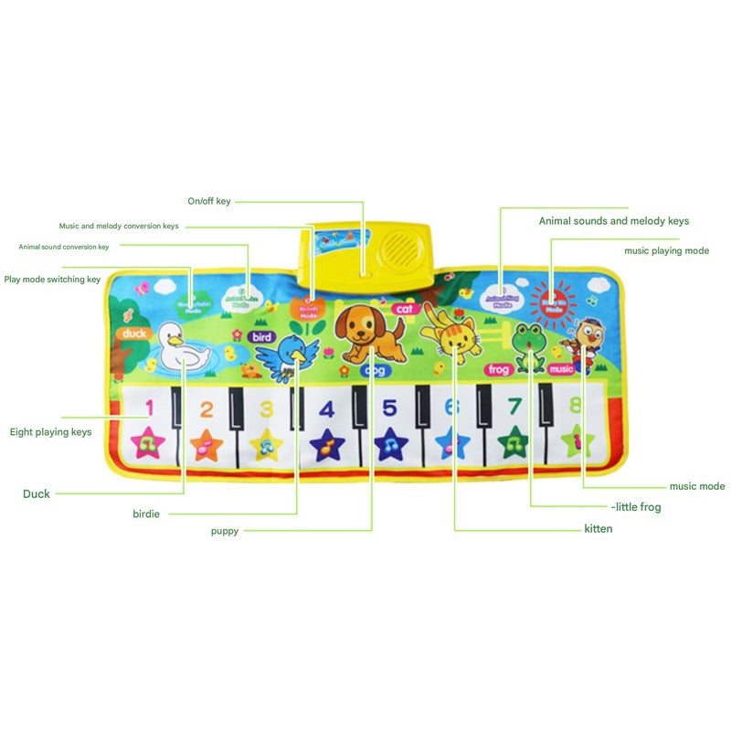 Multifunctional music blanket children's music mat - Image 2