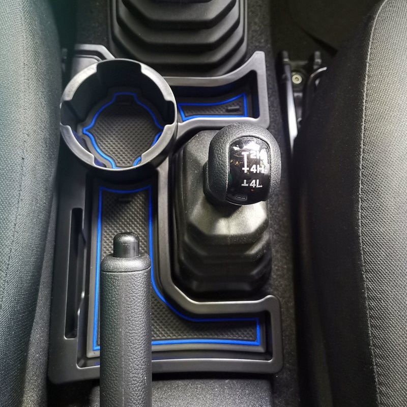 Car Shift Storage Box: Black ABS Material - Magic Tape Design for Stable Placement, Universal Fit for All Car Models, Recyclable High Temperature Resistant Organizer for Coin Card Key Storage - Image 4