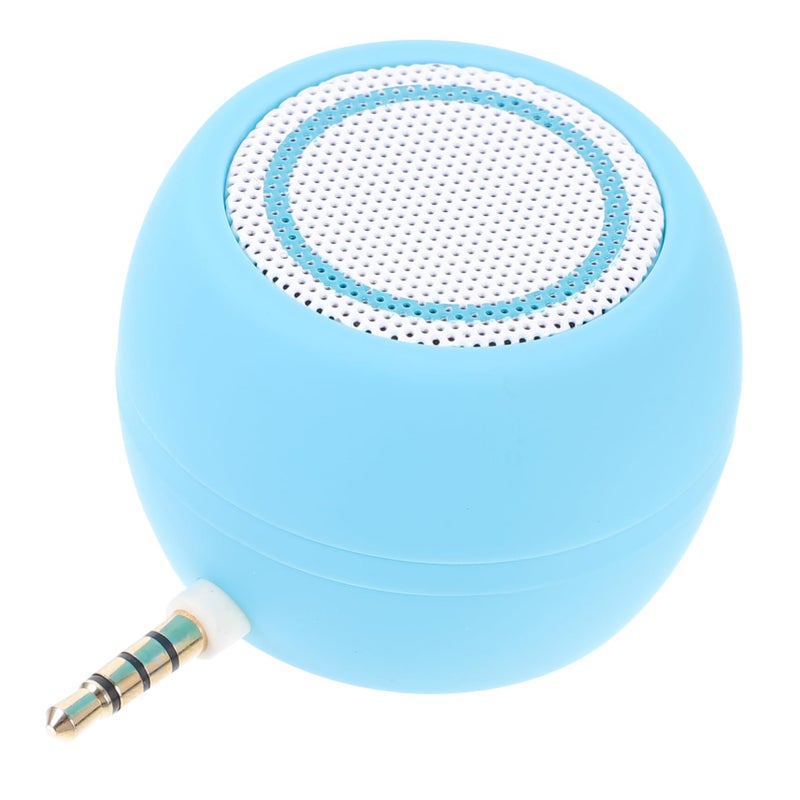 Mini Portable Plated Plug Speaker with Built in Battery USB Rechargeable High Fidelity Audio for Computer Phone Tablet - Image 2
