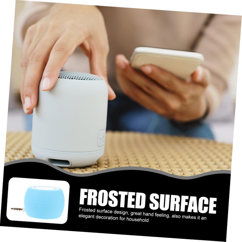 Mini Portable Plated Plug Speaker with Built in Battery USB Rechargeable High Fidelity Audio for Computer Phone Tablet - Image 5