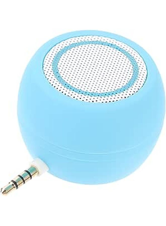 Mini Portable Plated Plug Speaker with Built in Battery USB Rechargeable High Fidelity Audio for Computer Phone Tablet - Image 1