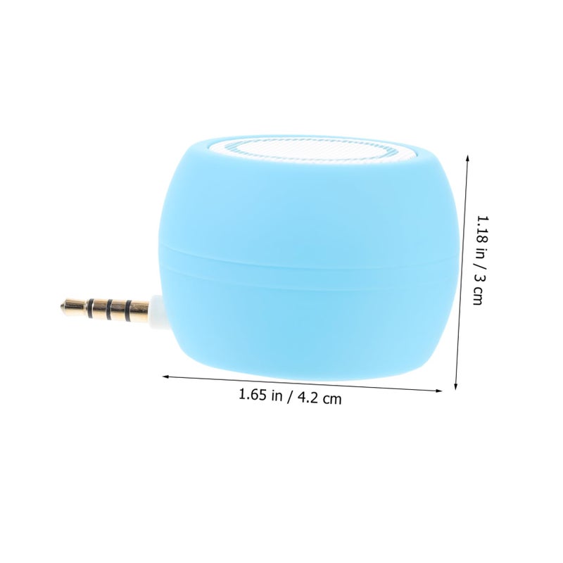 Mini Portable Plated Plug Speaker with Built in Battery USB Rechargeable High Fidelity Audio for Computer Phone Tablet - Image 4