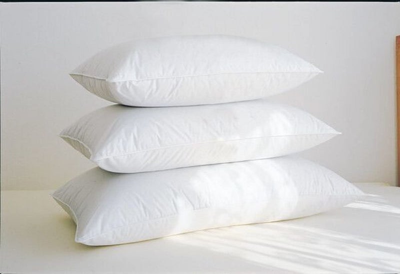 Pillow Polyester Fibre Solid Sleeping Pillow Pack of 3(White) 46x63 - Image 1
