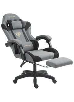 VINNYSEN Gaming Chair Computer Chair Ergonomic High Back Fabric Gaming Chair Tilt and Height Adjustable Computer Chair with Neck and Massaging Lumbar Support for Office or Gaming  - Image 1