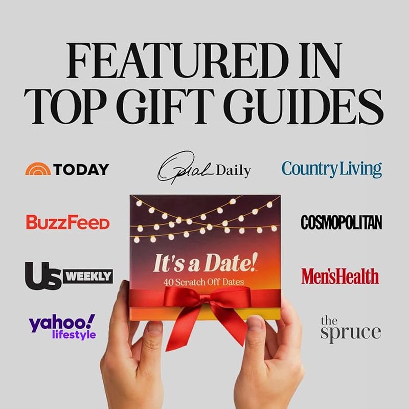 It's a Date! , 40 Fun and Romantic Scratch Off Date Night Ideas for Him, Her, Girlfriend, Boyfriend, Wife, Husband & Couples, Valentine's Gift for Men and Women - Image 5