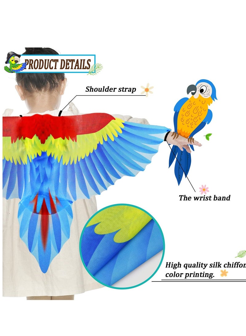 XiuWoo Bird Costume for Kids with Mask Eagle Dragon Wings Costumes Boys Girls Dress-up Cape Halloween Party Favors Gifts - Image 4