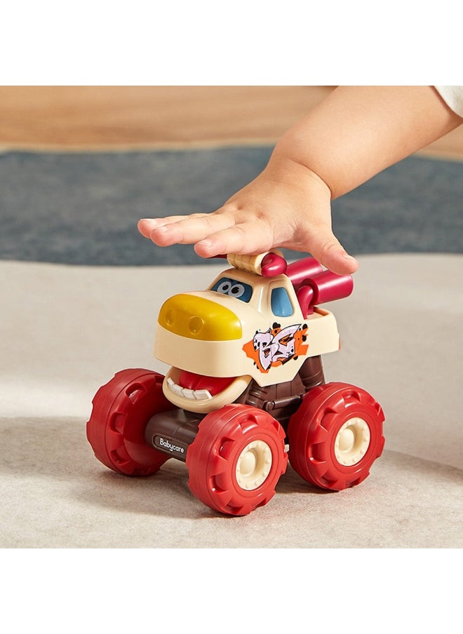 Babycare Baby Monster Truck Toy - White/Red  - Image 4