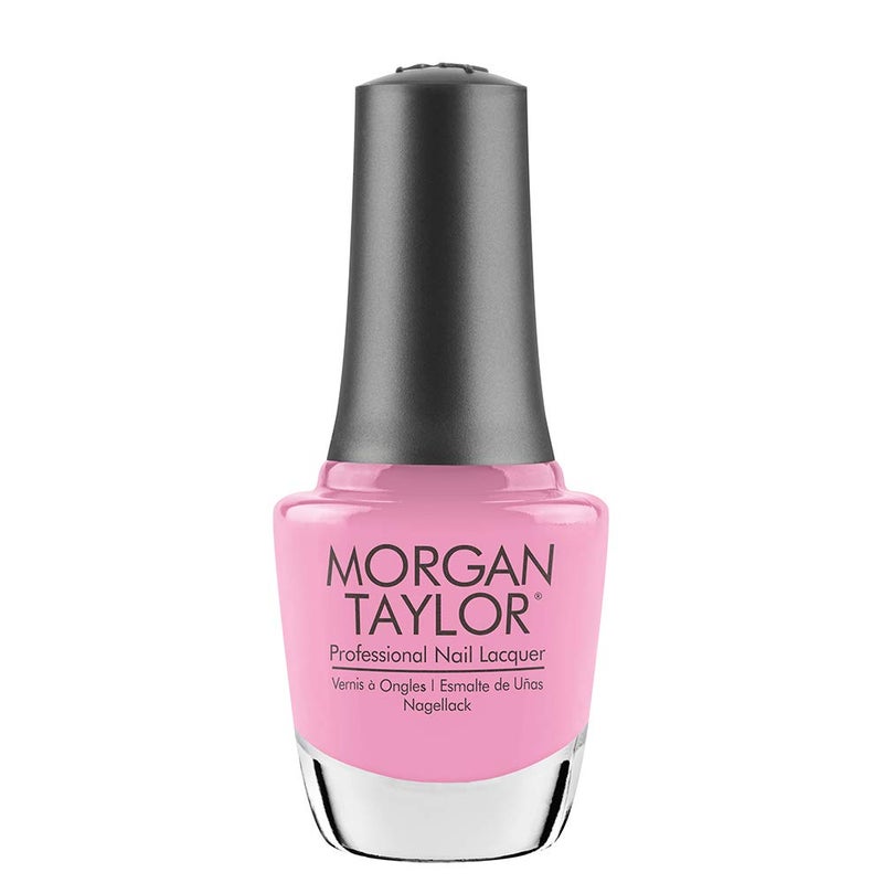 Morgan Taylor Nail Lacquer Go Girl Hot Pink Professional Lacquer Vibrant ChipResistant FastDrying LongLasting HighShine Perfect for Manicures  Pedicure 05 ounce