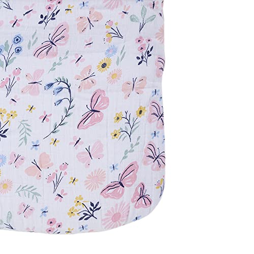 haus & kinder 3 in 1 Baby Sleeping Bag & Carry Nest | Cotton Bedding Set for Infants & New Born Baby | Portable/Travel & Skin Friendly | 0-6 Months (Butterfly Garden) - Image 5