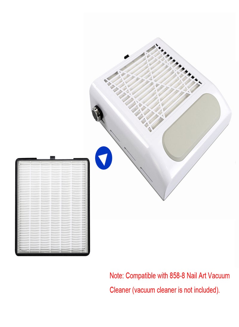 Aiseely For 858-8 Pull-out Nail Art Vacuum Cleaner Filter Reusable Filter High Density Nail Collection Mesh Filter - Image 5